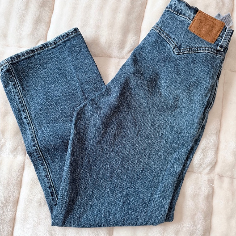 Levi's Bareback Women's Dark Blue Ankle Crop Jeans